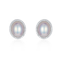 925 Silver Accessories Shell Pearl Earring